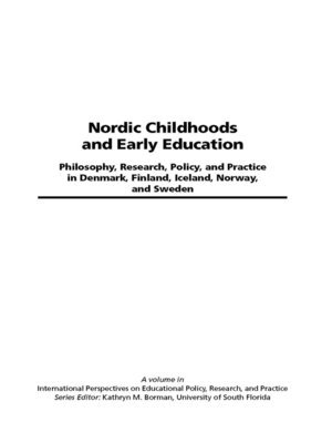 cover image of Nordic Childhoods and Early Education